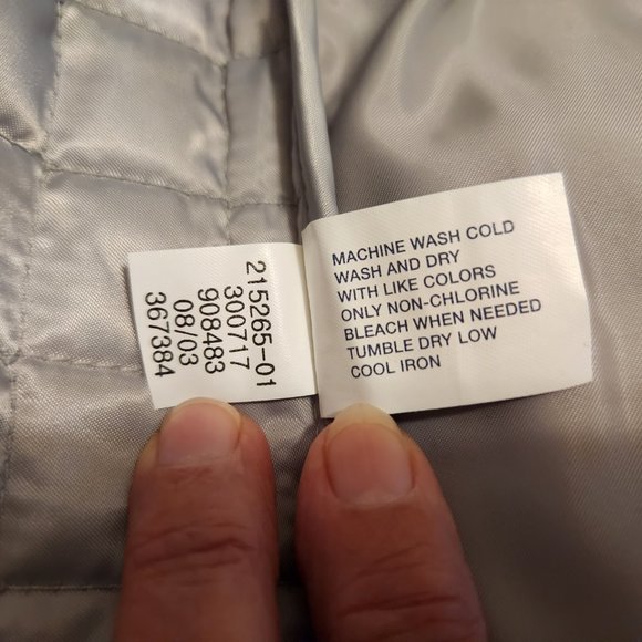 GAP Gray Quilted Jean Jacket - Picture 11 of 14